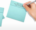 LUXPaper Square Invitation Envelopes | Peel & Press | 5 1/4" x 5 1/4" | Seafoam Blue | 80lb. Text | 50 Qty