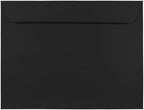 JAM PAPER 9 x 12 Booklet Premium Envelopes - Smooth Black - 100/Pack