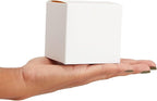 Juvale Bridesmaid Proposal Box - 3 x 3 x 3 In, 100-Count White Mini Gift Boxes with Lids & Cookie Case for Candy & Candle Packaging - Durable Paper & Easy Assembly