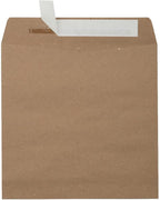 LUXPaper Square Invitation Envelopes | Peel & Press | 8 1/2" x 8 1/2" | Grocery Bag Brown | 70lb. Text | 50 Qty