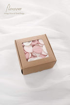 Floroom 300pcs Rose Petals Blush Pink Faux Silk Flower Petals for Wedding Flower Girl Basket Aisle Scatter Cake Dinner Table Centerpieces Party Confetti Bridal Shower Romantic Night Decoration