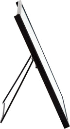 Juvale Wedding Floating Glass Picture Frames - 8-Pack, Black, 6.9" x 8.9", for 5" x 7" Photos - Hanging Picture Frames & Table Number Display - Double-Sided Glass & Easel Back