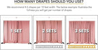 AK TRADING CO. 10 feet x 8 feet IFR Polyester Backdrop Drapes Curtains Panels with Rod Pockets - Wedding Ceremony Party Home Window Decorations - Lemon Yellow