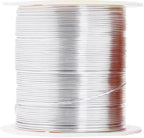 Mandala Crafts 22 Gauge Anodized Aluminum Craft Wire for Jewelry Making - 400 FT Colored Flexible Neutral Wire - Bendable for Bonsai Armature Crafting Sculpting