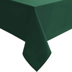 Hiasan Waterproof Tablecloth Rectangle - Washable Fabric Table Cloth for Dining Room Kitchen Birthday Party and Outdoor Use, Hunter Green, 70 x 120 Inch