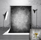 10x10ft Abstract Black Gray Portrait Photography Backdrops Photo Studio Prop Background for Children Adult