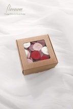 Floroom 300pcs Rose Petals Elegant Maroon Faux Silk Flower Petals for Wedding Flower Girl Basket Aisle Scatter Sweetheart Table Centerpieces Party Confetti Bridal Shower Romantic Night Home Decoration