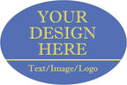 Custom Stickers 70-1000 Personalized Labels for Birthday Party Wedding, Customized Stickers for Business Logo(Oval)