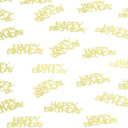 Gold Happy Birthday Confetti Birthday Party Decorations Baby/Adult Birthday Table Scatter Party Supplies 100PC