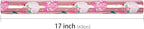 LeZakaa Pink Christmas Wrapping Paper Roll for Girls Women, Santa Disco Ball Cactus Design, Rose Gold Foil Western CowGirls Holiday Gift Wrap, Mini Roll 17 in x 16.4 Ft