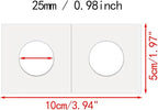 200 PCS Premium Cardboard Coin Flips 2 x 2 inch Coin Collection Supplies for Quarter, Mylar Coin Flips Coin Holders for Collectors (Quarter Coin Flips)