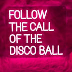 Neon Sign,Retro Disco Ball Sign,Disco Party Bar Pub Wall Decor,Home Wall Decor,Back To The 80 90's,Gifts USB Size:16x13inches