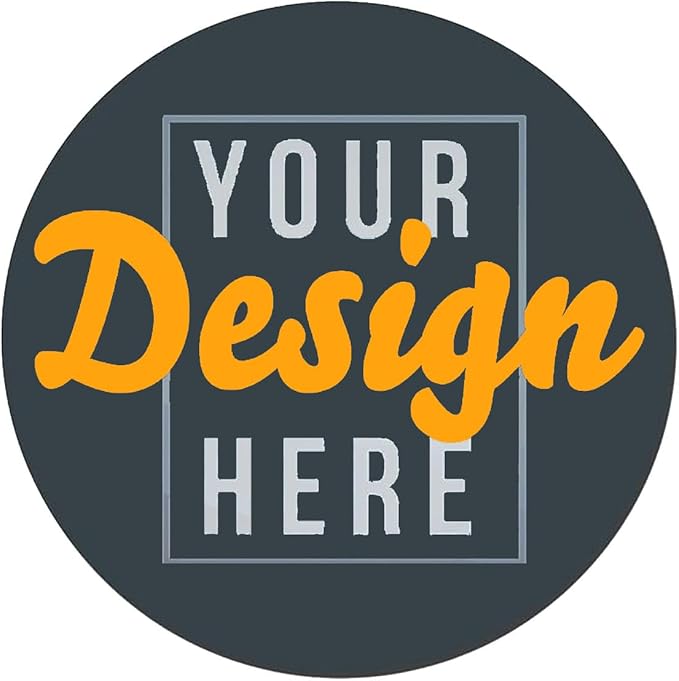Custom Stickers for Weddings, Birthdays & Businesses - Personalized Labels with Your Logo - Waterproof, Fade and Heat Resistant - Pack of 100-1000 (Custom Image, 5 Inch)
