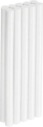 HARFINGTON 10pcs Hot Glue Sticks 0.43" Dia x 7.87" Long EVA Mini Hot Melt Adhesive Glue Stick for Hot Melt Gun Wood Plastic Glass Flowers Fabrics Foam, White