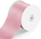 3" Wide x 25 Yards Single Face Polyester Satin Ribbon, Satin Ribbon for Crafts, Gift, Hair Bows, Wedding Party Decoration, Bow Making & Other Projects (Pink)
