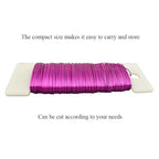 HAHIYO 26Gauge Pink Metal Floral Wire - 1 Roll, 38 Yards (115 Feet) - Flexible Paddle Wire for Craft, Christmas Wreath, Flower Arrangement, Bouquet Wrapping, Wedding, DIY