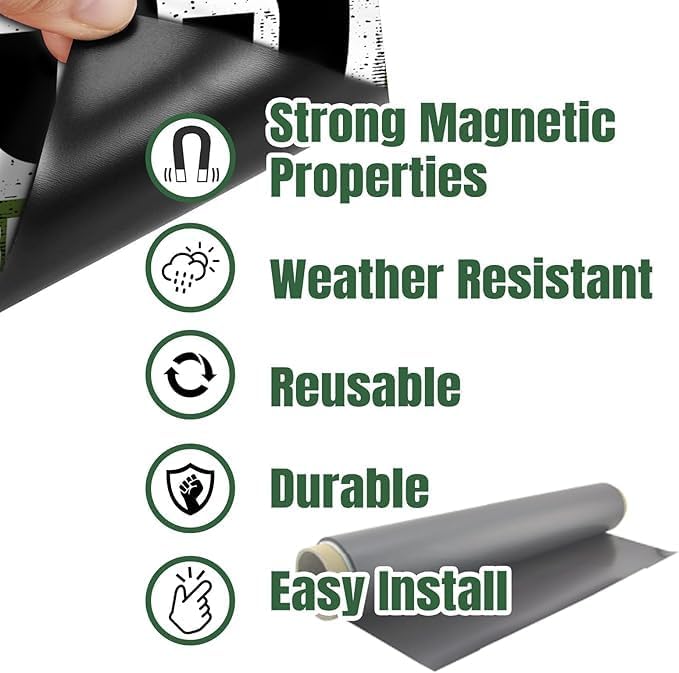 KETABAO – 9" Triangle Photo Magnets for Refrigerators, Cars and Offices – Customizable Magnetic Decor