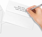 LUXPaper A7 Invitation Envelopes | Peel & Press | 5 1/4" x 7 1/4" | Crystal Metallic | 80lb. Text | 50 Qty