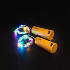 Wine Bottle Lights with Cork 15Pack 10 LED 40 Inches Battery Operated Silver Wire Liquor Fairy Mini String Lights for Party Christmas Halloween Wedding Decoration