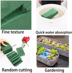 Premium Wet & Dry Floral Foam Blocks – Easy-Cut Flower Foam for Arrangements (6 Pack, High Density, Quick Water Absorption) – Best Floral Foam Blocks & Flower Foam for Fresh & Artificial