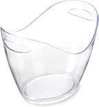 True Chill Acrylic Ice Buckets for Parties and Drinks, 2.11 Gallons (8 Liters) Wine Beer Champagne Bucket, Beverage Tubs Hosting Essentials, Set of 1