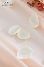Serwalin 300pcs Silk Rose Petals Flower Petals for Weddings Ivory White Petals Fake Rose Petals Artificial Flower Petals for Wedding Proposal Flower Girl Basket Aisle Runner Bridal Shower