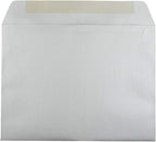 JAM PAPER 9 x 12 Open End Catalog Metallic Envelopes - Silver Stardream - 50/Pack