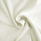 Efavormart Round Tablecloth, 132 Inch Stain & Wrinkle Resistant Washable Table Cloth, Decorative Polyester Fabric Table Cover for Banquet, Wedding, Dining- Ivory
