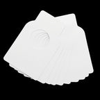 60PCS 5.7cmx8.9cm/2''x3.5'' White Kraft Wine Bottle Tags Wine Bottle Tags Paper Wine Cellar Labels Disposable Hanging Paper Wine Tags for Bottle's Name, Year, Tasting Notes