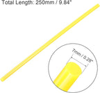 uxcell 20pcs Hot Glue Sticks for Glue Gun 7mm/0.28-inch x 10-inch Mini Hot Melt Adhesive Glue Stick Yellow