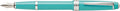 Cross Bailey Light Refillable Fountain Presented in a Everyday Gift Box - Medium Point, Black Ink, Polished Teal