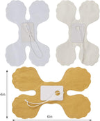 White Ivory-Gold Party-Decorations Streamers Garland - 12pcs 4-Leaf Clover Paper Streamer Wedding Bridal Baby Shower Bachelorette Engagement Banners Neutral Champagne Birthday Christmas Decor Ouruola