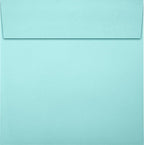 LUXPaper Square Invitation Envelopes | Peel & Press | 5 1/4" x 5 1/4" | Seafoam Blue | 80lb. Text | 50 Qty