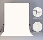 Ivory Portrait Backdrop 8x10ft Zoom Meeting Photo Studio Shooting Props