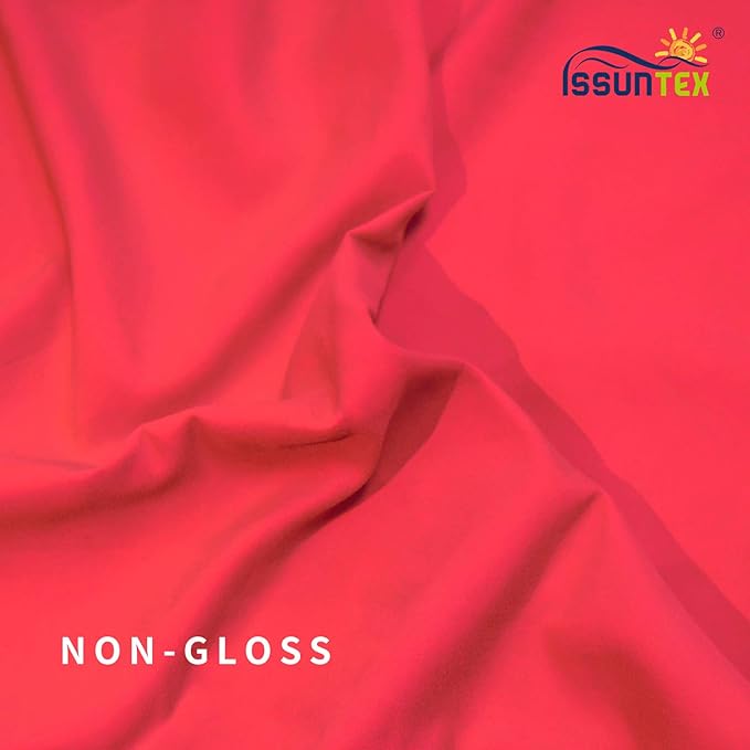 ISSUNTEX 6X9 ft Background Muslin Backdrop, Photo Studio, Collapsible High Density Screen for Video Photography and Television-Red