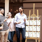 Wedding Seating Chart Board,20x28 Inch Acrylic Seating Chart Board Hanging Seating Chart for Wedding Reception Display (People)