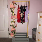 Rose Flower Vine, Peony Flowers, Center Flower Decoration, 6' Length, Floral Garland for Wedding Decor Home Table Runner Mantle Decoration