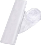 Crystal Organza Tulle Sheer Fabric Backdrop Curtains for Wedding Baby Shower Birthday Party Event Decor, 19” by 30 Yard (White)