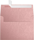 LUXPaper A7 Invitation Envelopes | Peel & Press | 5 1/4" x 7 1/4" | Misty Rose Metallic - Sirio Pearl | 84lb. Text | 1,000 Qty