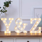 MUMUXI Marquee Light Up Letters Sign Battery Powered LED Alphabet Lights for Party Wedding Birthday Christmas Home Bar Decoration Lighted Symbols