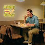 Hot Dogs Burgers Neon Signs for Wall Decor,Hot Dogs Led Neon Sign Party Decorations,Dimmable Hamburger Led Lights Sign for Business Food Restaurant Bar Birthday Party Decor,Hot Dog Shop Decor
