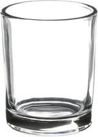 WGV Tea Light Votive Candle Holder 2x2.4, Clear Tiny Utility Cylinder Glass Vase, Small Planter Terrarium for Home Accent Decor, 24 Pieces