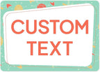 Custom Sign, Custom Street Sign, 11 Font Colors, 13 Font Styles, 4 Hole Options, 22 Sizes, 10x14 Inches, Rust Free DiBound, Fade Resistant, Made in USA by My Sign Center (Mid-Century Modern 2)
