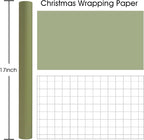 Garbendy Gift Wrapping Paper Roll-Solid Color Pearly-Lustre Paper,Perfect for Wedding, Valentine's Day,Birthday, Christmas,Baby Shower, Party - 17 Inch X 33 Feet