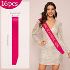 Blank Sash 16 PCS Sashes DIY Satin Sash Chair Sashes Scout Sash President Sash Senior Sash Scout Sash Wedding Party Sash