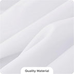 Fitable 8 Pack Round Tablecloths: Stain Resistant Wrinkle Free Circle Table Clothes, Washable Reusable Polyester Table Covers for Wedding Party Birthday Banquet Reception(White, 70 Inch)