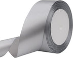Gray Solid Satin Ribbon 1-1/2 Inch 25 Yards Solid Polyester Fabric Ribbon for Gift Wrapping Wedding Christmas Baby Shower Birthday Party Decoration Handmade Immortal Flower Craft