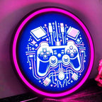 Custom business sign,Personalized Backlit LED Signs, Acrylic custom light up sign for business logo, UV/Metal Bar Salon Beauty Studio Custom LED Neon Name Wall Decor Sign (Front Light Neon Sign)