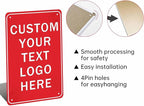 Custom Sign, Personalized Metal Signs, Customize for Office, Business, Workplace, Office, Home, Delivery Signs, Metal Sign With Your Own Image, Text,Photo, Pets, Kids Art Made in USA (Design 5)