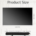 Portable Dance Floor Smooth Ballet Floor Vinyl Dance Mat for Home Stage Studios Kids Adults Practice Improve